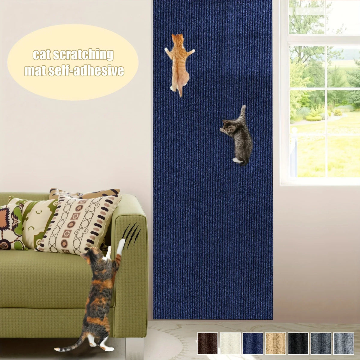 Cat Scratching Wall Mat — photo 19