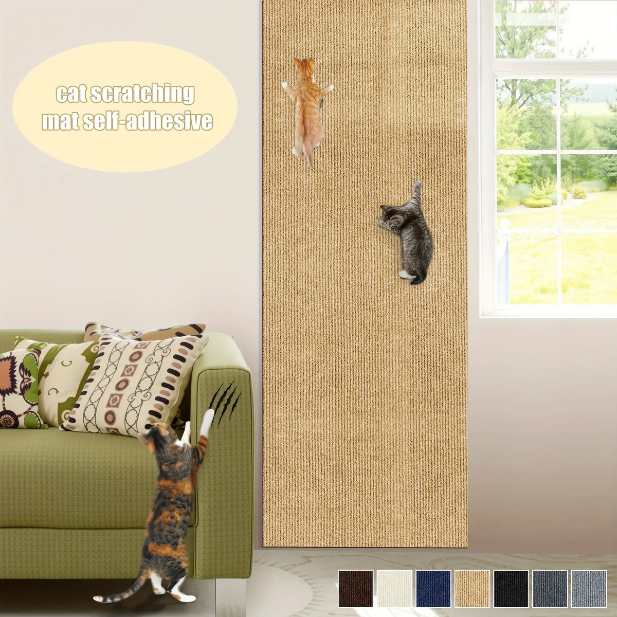 Cat Scratching Wall Mat — photo 29