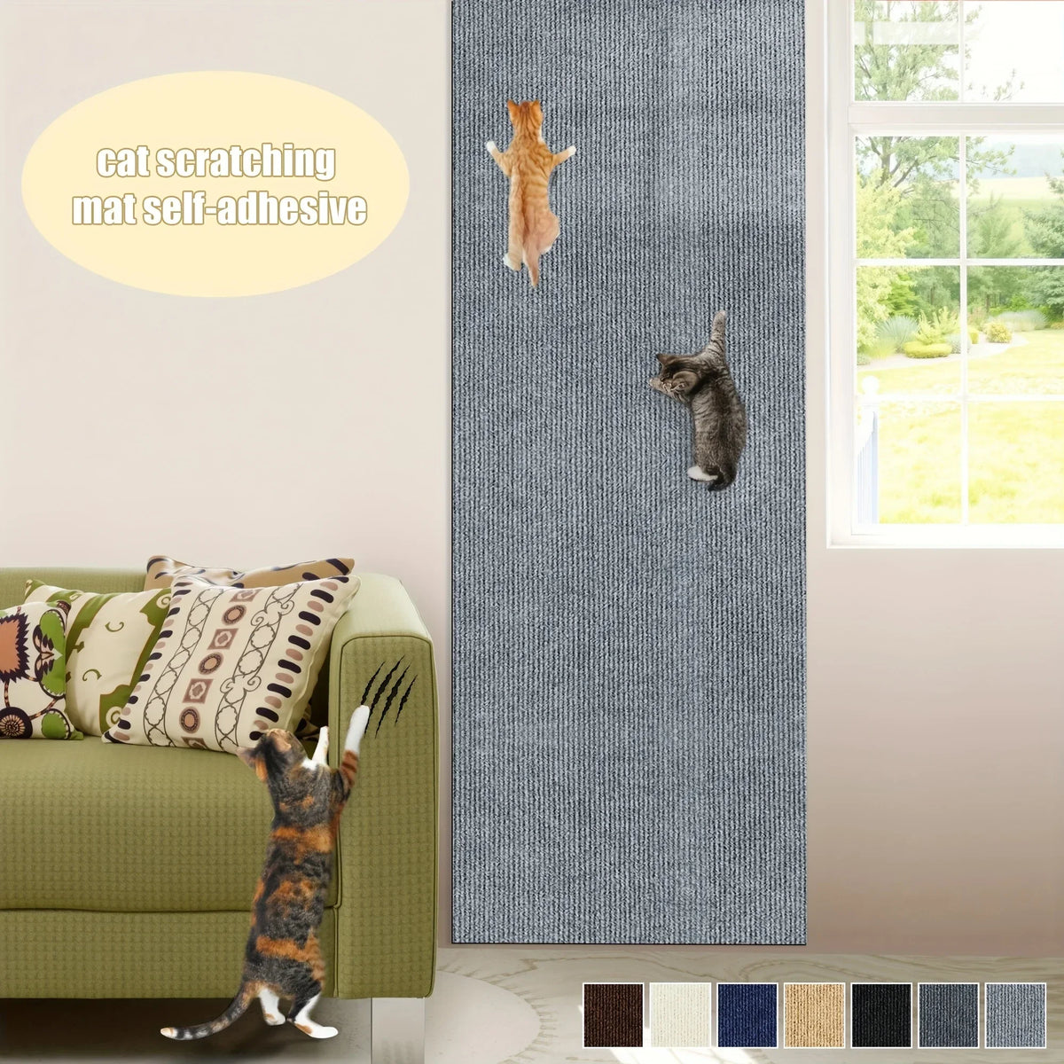 Cat Scratching Wall Mat — photo 16