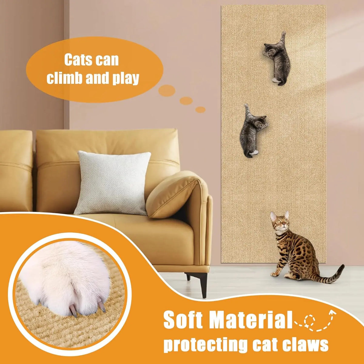 Cat Scratching Wall Mat — photo 34