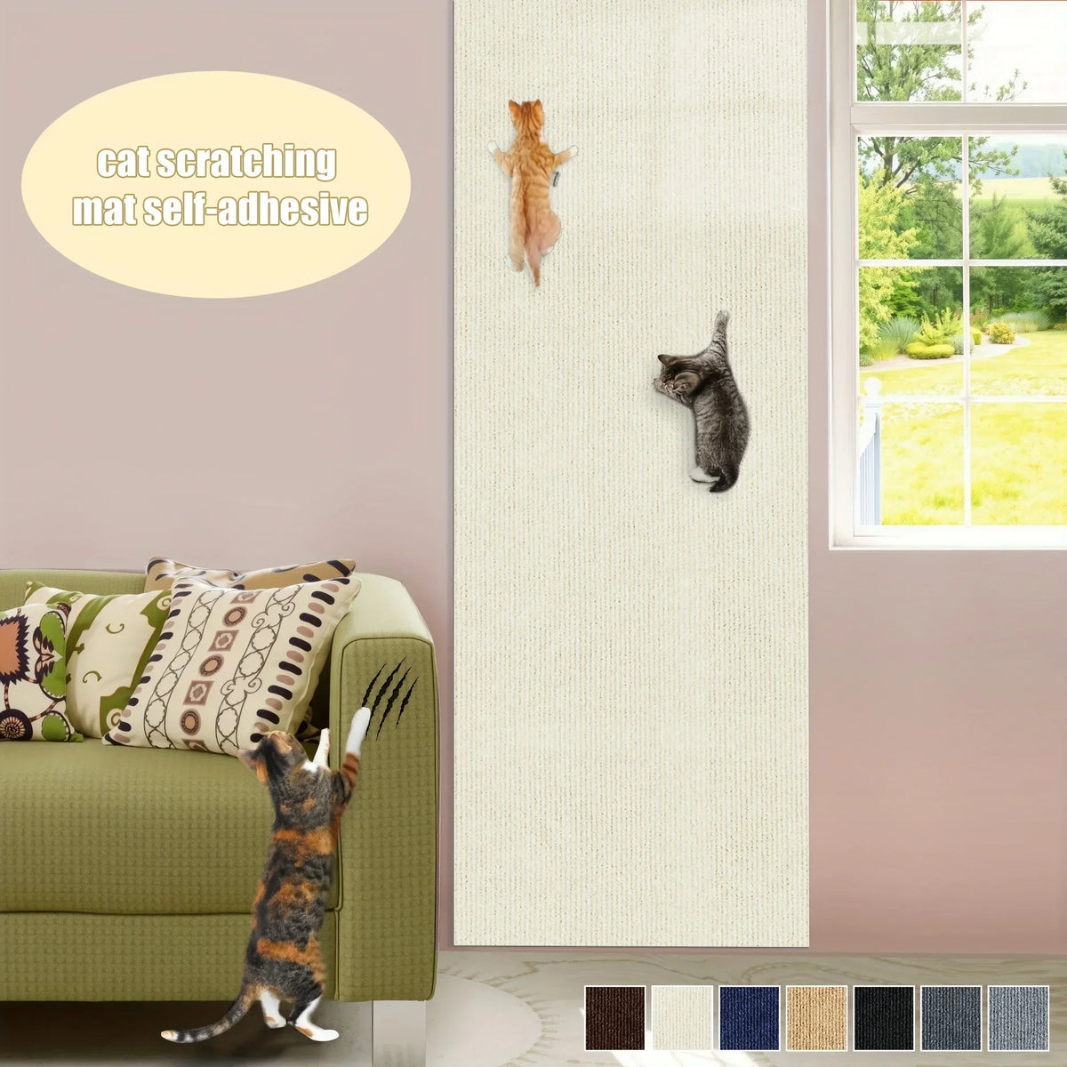 Cat Scratching Wall Mat — photo 26