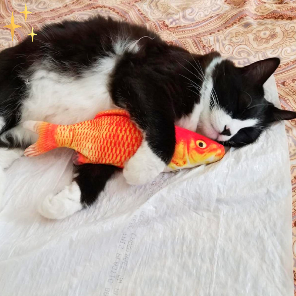 Flopping Fish Cat Toy – 4 Pack Interactive Moving Fish Cat Toys with Motion Sensor, USB Rechargeable — photo 10