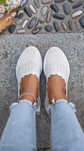 Cushioned Slip-On Walking Shoes for Women, Lightweight and Breathable — photo 22