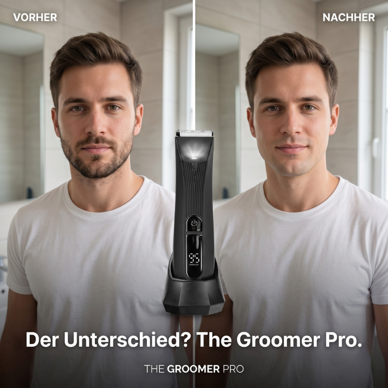 All-in-One Grooming Kit for Men – Cordless Beard Trimmer, Hair Clipper & Body Groomer, Rechargeable with Stainless Steel Blades — photo 6