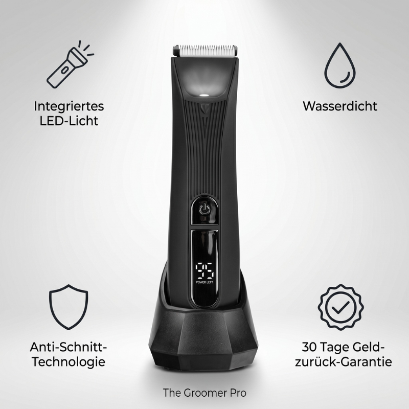 All-in-One Grooming Kit for Men – Cordless Beard Trimmer, Hair Clipper & Body Groomer, Rechargeable with Stainless Steel Blades — photo 7