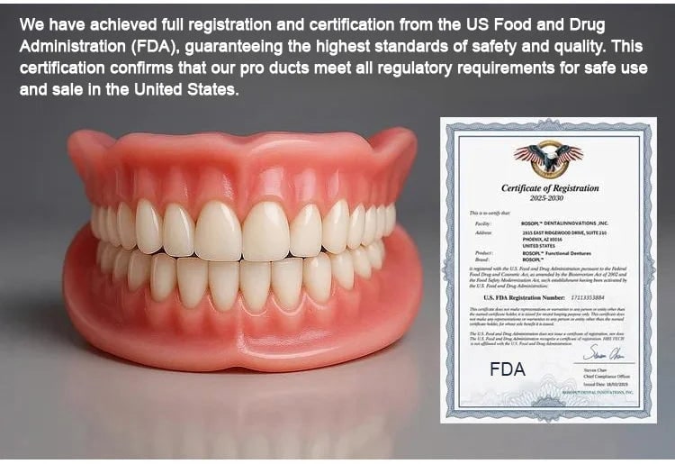 Removable Full Arch Denture Set with Flexible Cushion Grip for Everyday Wear — photo 14