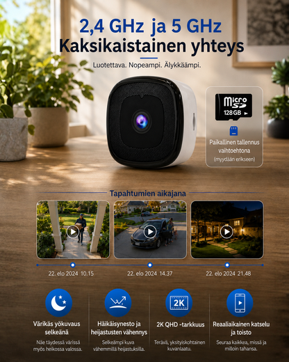 Window Security Camera – Indoor Window Mount Camera 2K with Colour Night Vision, Motion Alerts & SD Storage, No Drilling — photo 10