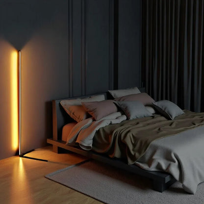 Nordic LED Floor Lamp with Remote, Dimmable RGB and Warm White, 142 cm — photo 14