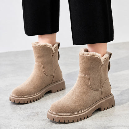 Chloe - Women's Cosy Winter Ankle Boots with Chunky Sole and Zip Closure — photo 3