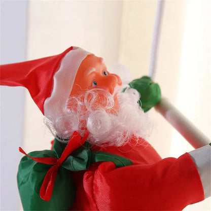 Christmas Decoration Climbing Santa with Rope Ladder and Fabric Suit for Indoor Holiday Decor — photo 4