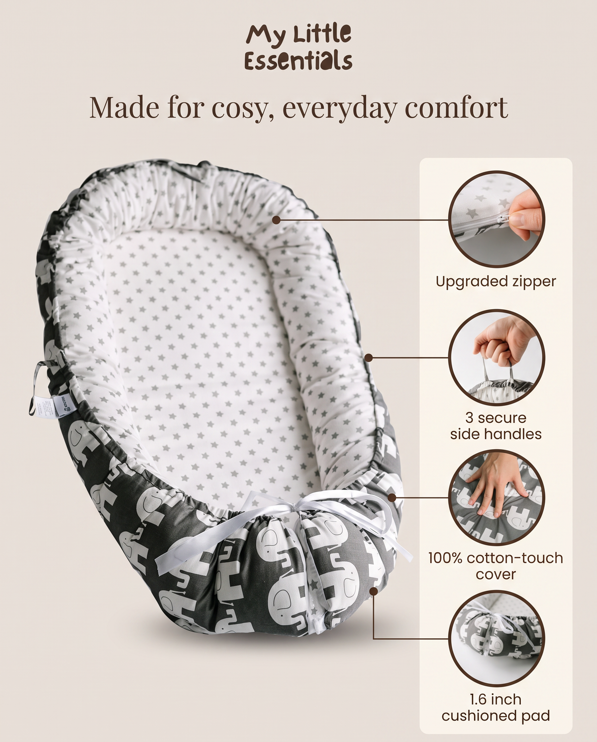 My Little Essentials™ CozyNest Lounger — photo 16