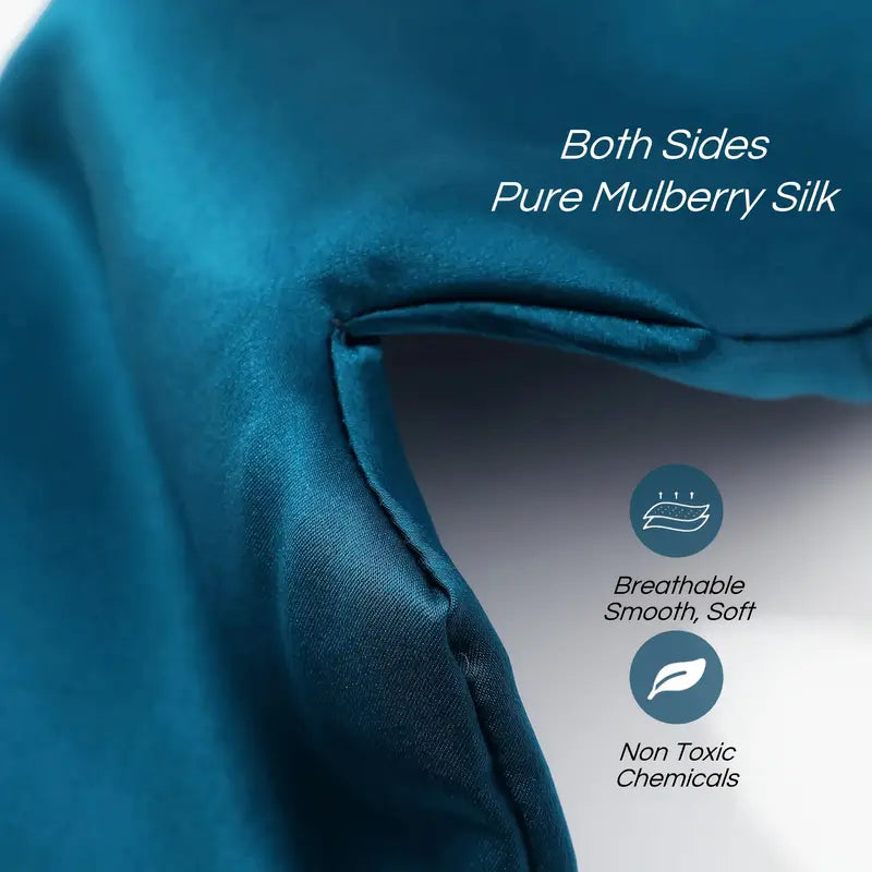 DREAMSILK Blackout Silk Sleep Mask - 100% Pure 19 Momme Mulberry Silk — photo 6