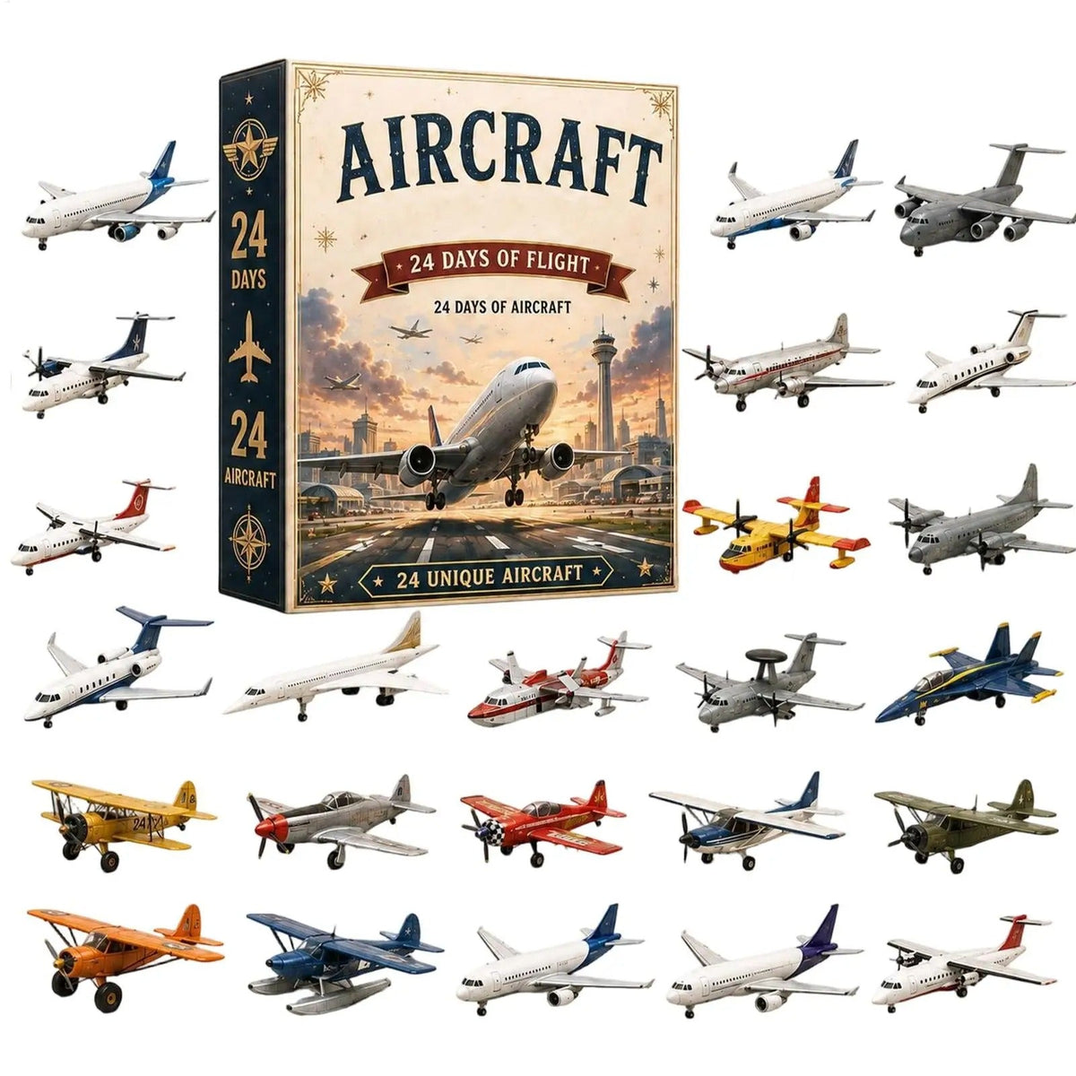 2026 American Military Aircraft Advent Calendar – 24-Day Collectible Airplane Ornament Set — photo 1