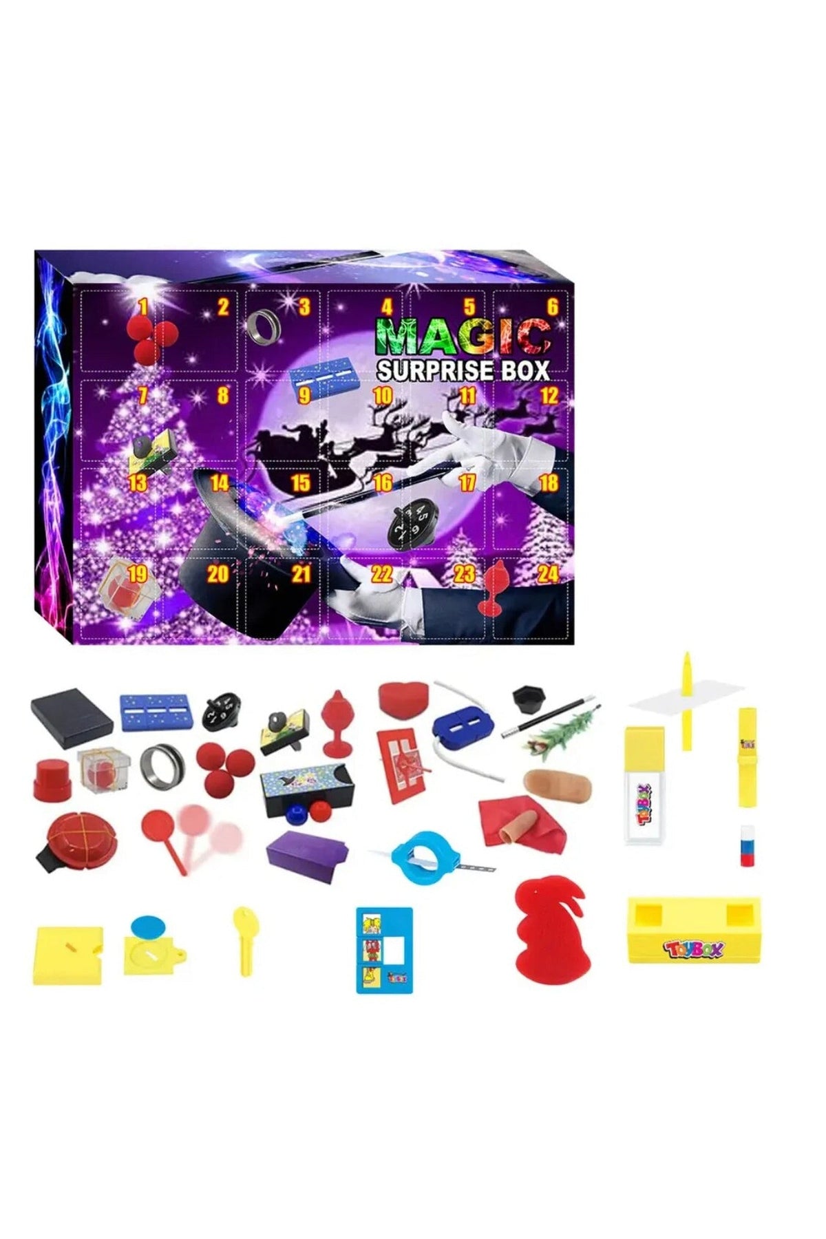 Magic Tricks Advent Calendar – 24 Daily Surprises, Cardboard Construction, Ages 8+ — photo 1