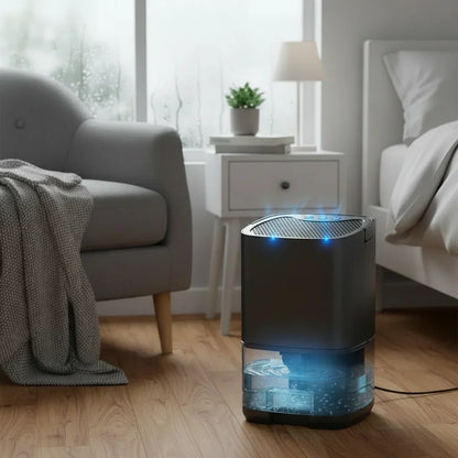 Compact Portable Home Dehumidifier with Quiet Operation & EU/US Plug Options Included — photo 2
