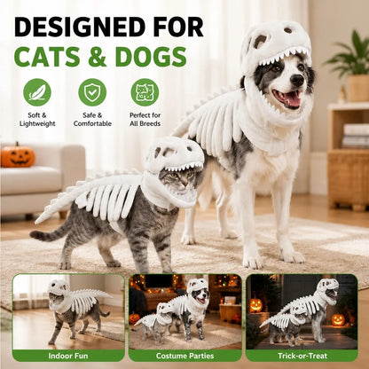 Dinosaur Skeleton Pet Costume — photo 9