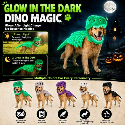 Dinosaur Skeleton Pet Costume — photo 6