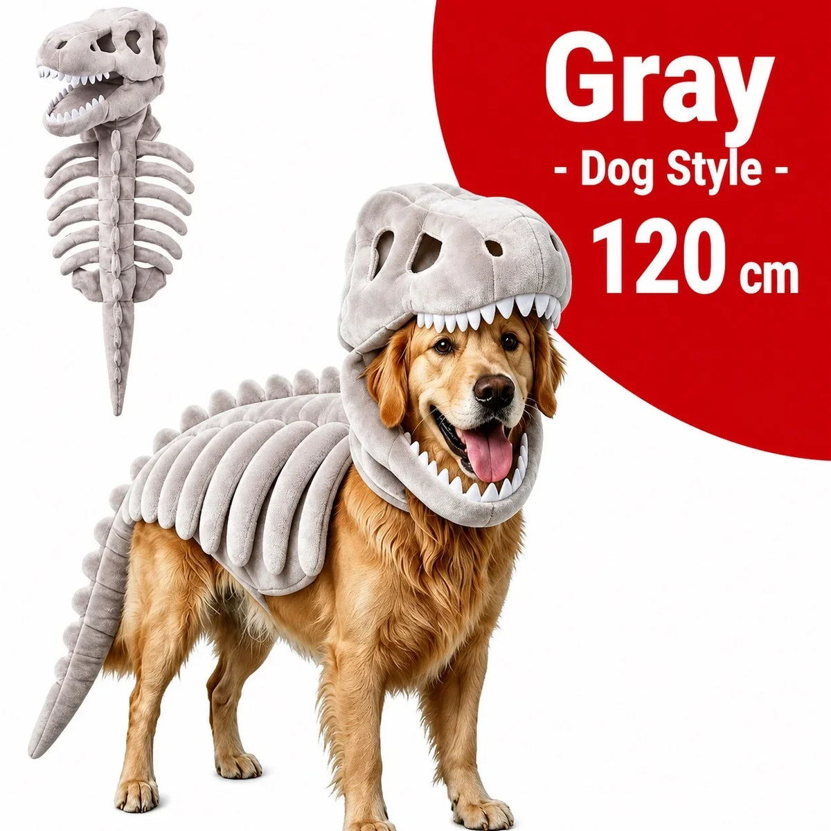 Dinosaur Skeleton Pet Costume — photo 25