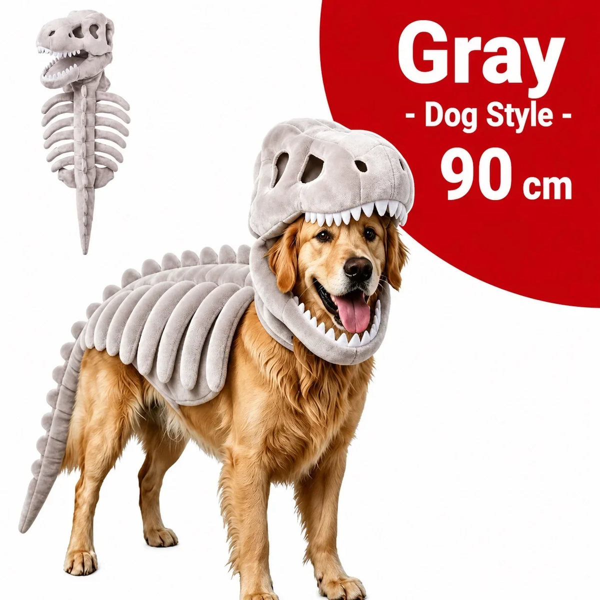 Dinosaur Skeleton Pet Costume — photo 24