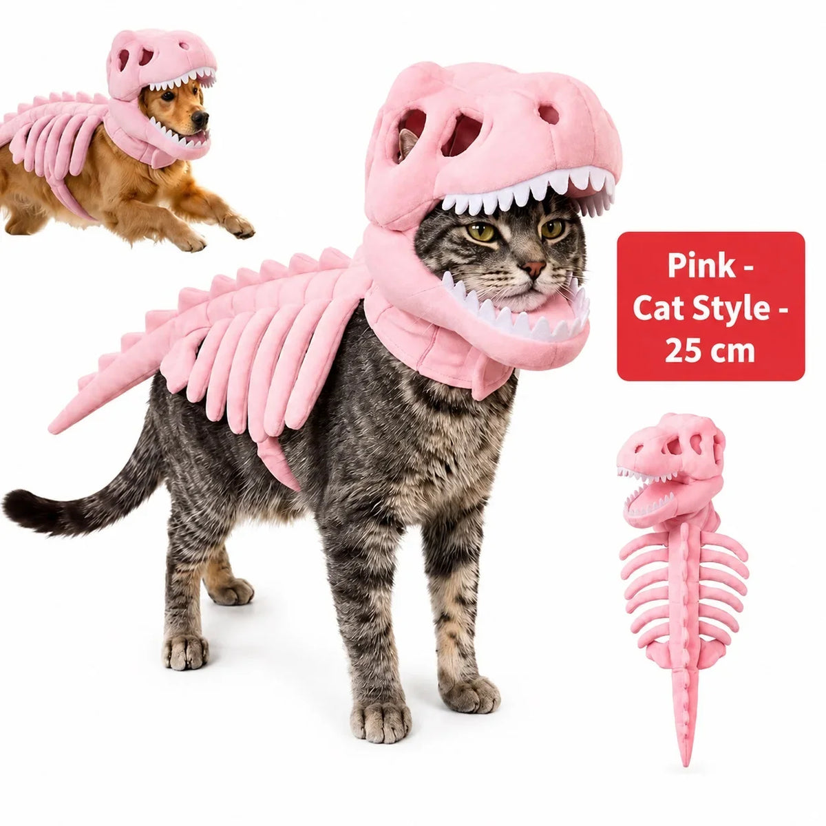Dinosaur Skeleton Pet Costume — photo 23