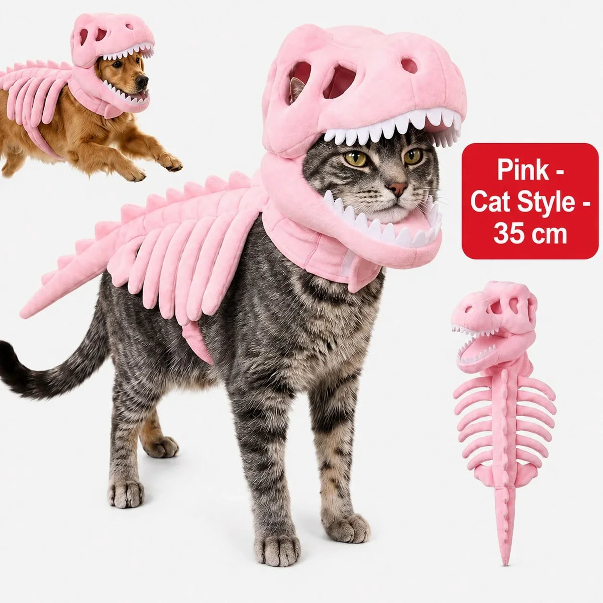 Dinosaur Skeleton Pet Costume — photo 16