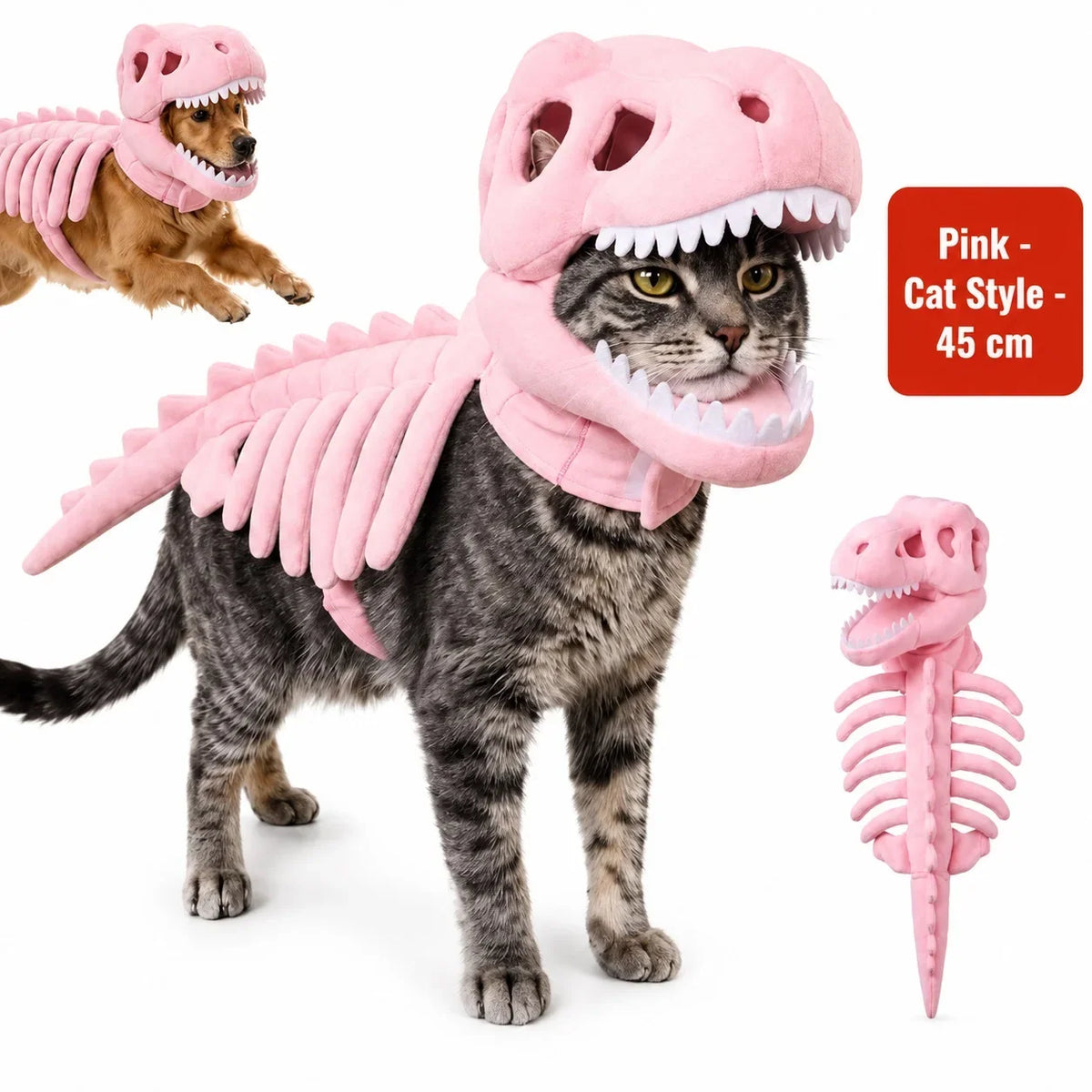 Dinosaur Skeleton Pet Costume — photo 17