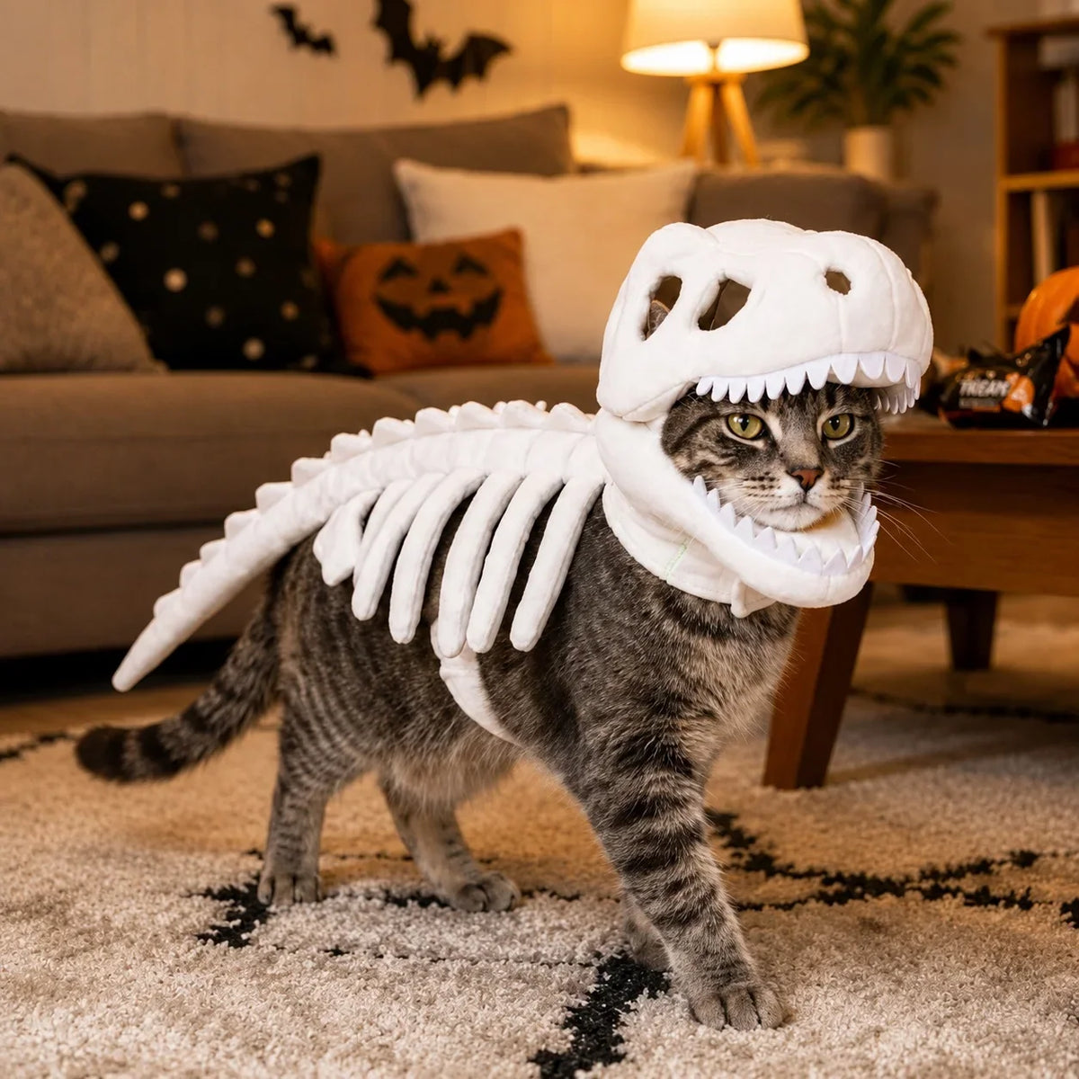 Dinosaur Skeleton Pet Costume — photo 8