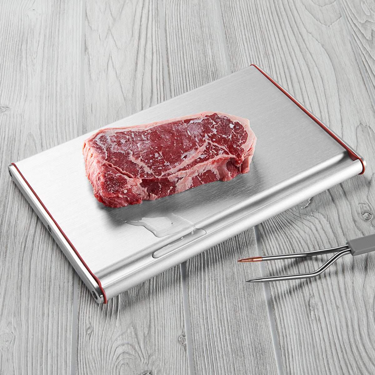 Drip Channel Defrosting Rapid Meat Tray Flat Quick — photo 3