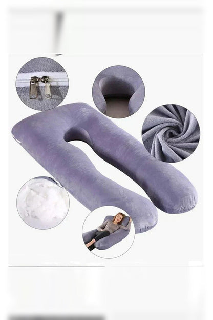 Body Pillow – Ergonomic Support, Removable Cover — photo 2