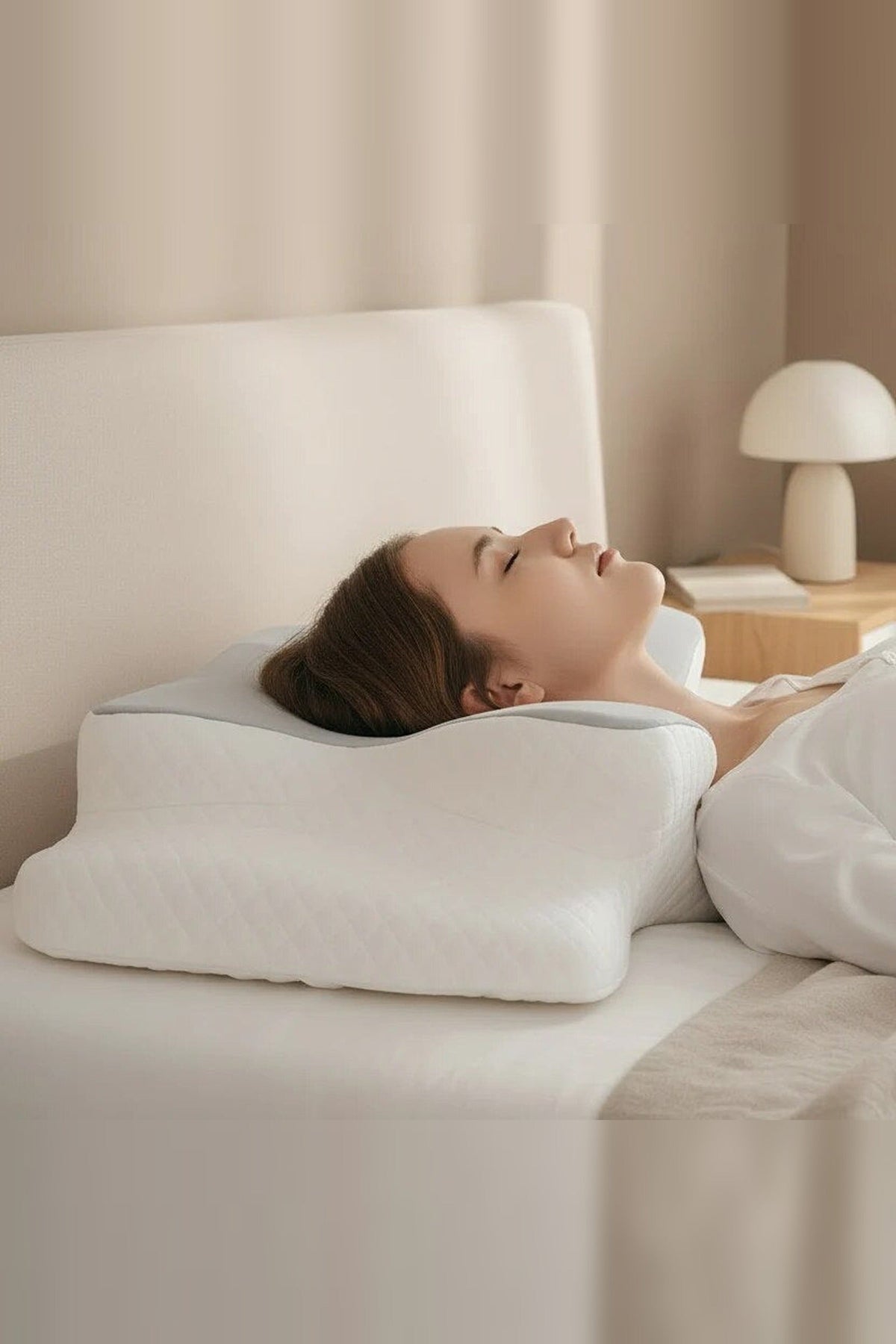 Orthopaedic Neck Pillow – Memory Foam, Contoured — photo 3