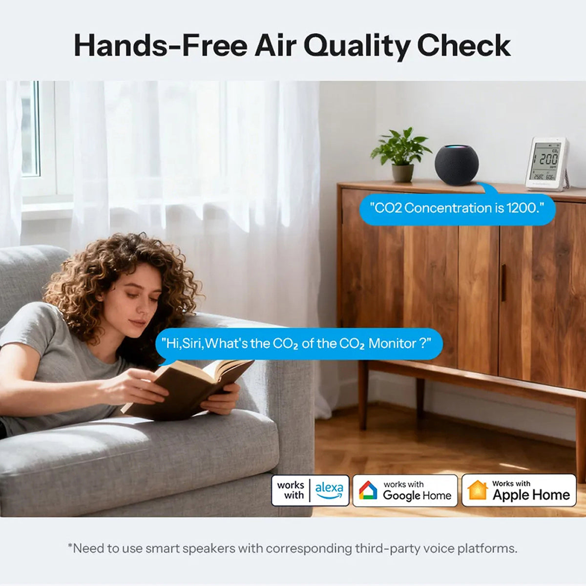HomeyAiry Air Quality Monitor for Home — photo 2
