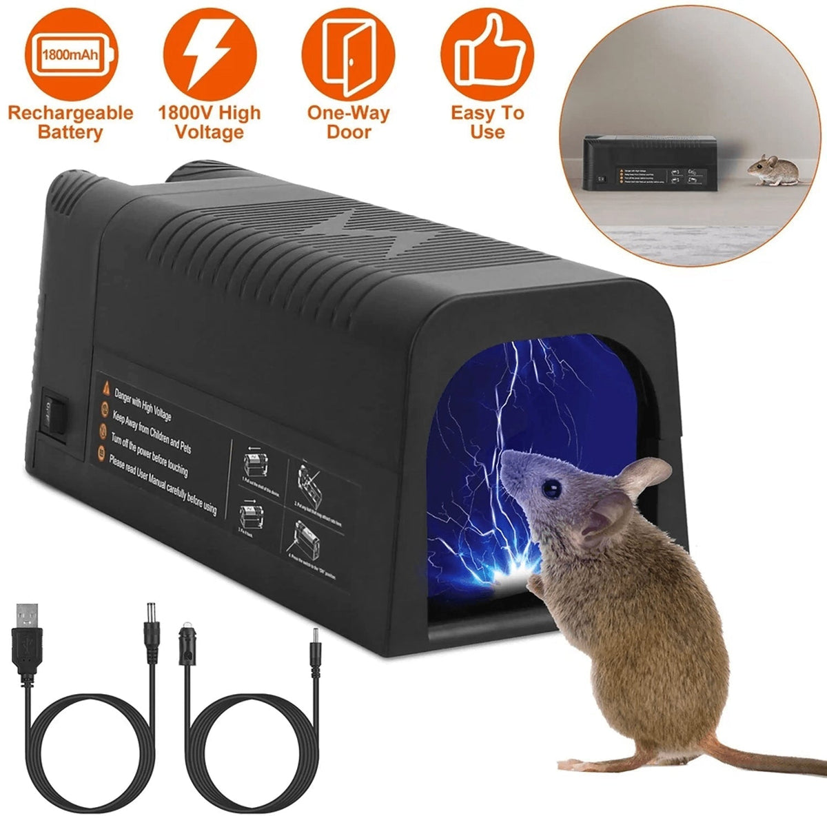 VoltTrapi Electronic Rat Trap — photo 9