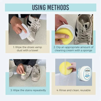 Shoe Cleaner | Water-Free Stain Remover & Protective Barrier | With Sponge — photo 4