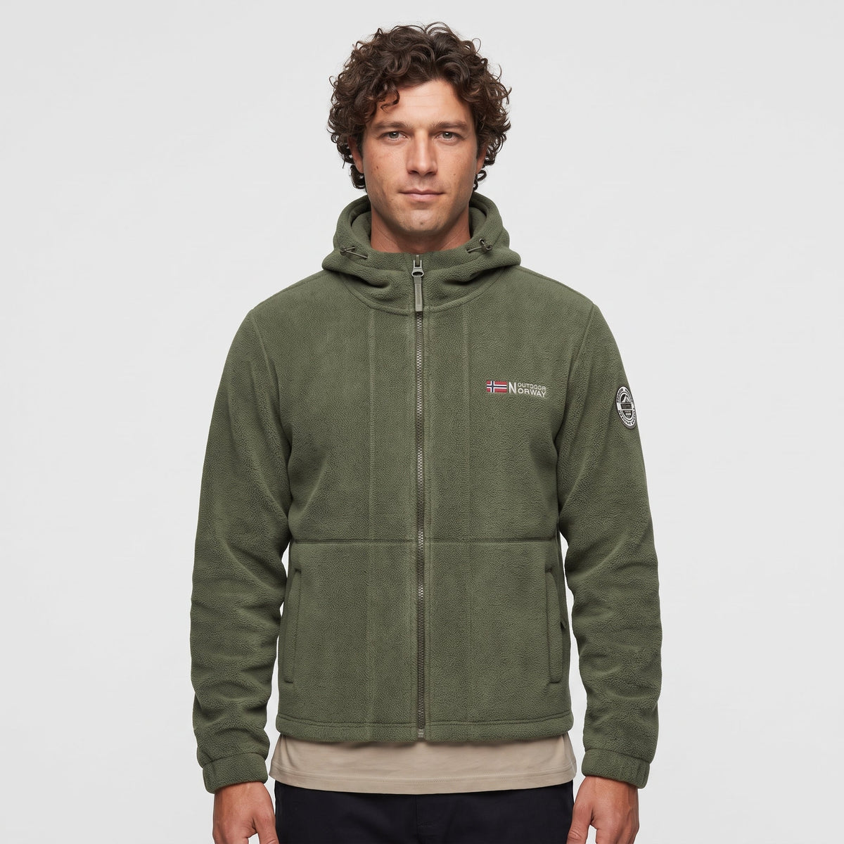 Men's Windproof Hooded Fleece Jacket for Walking & Hiking — photo 32