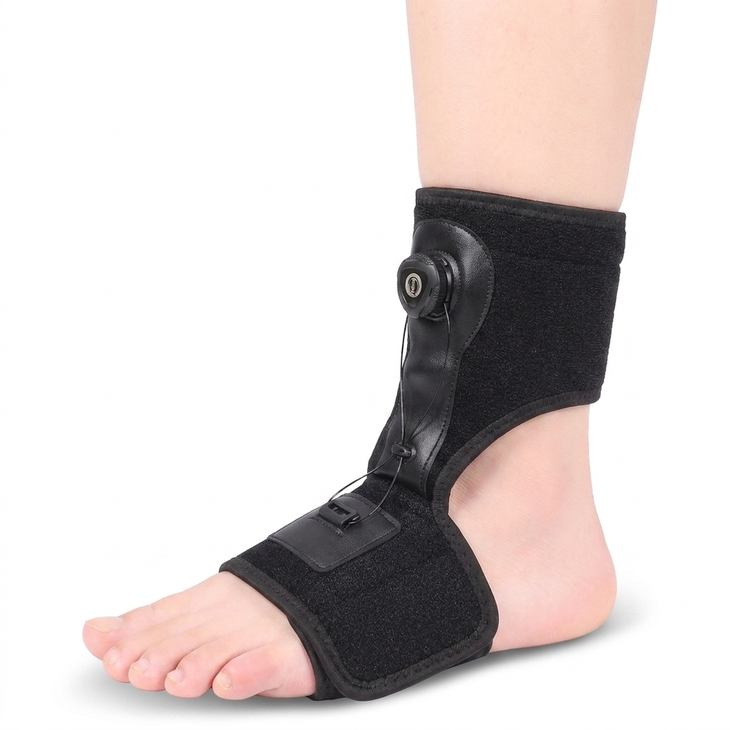Adjustable Ankle Support Brace with Dial Tension System — photo 1