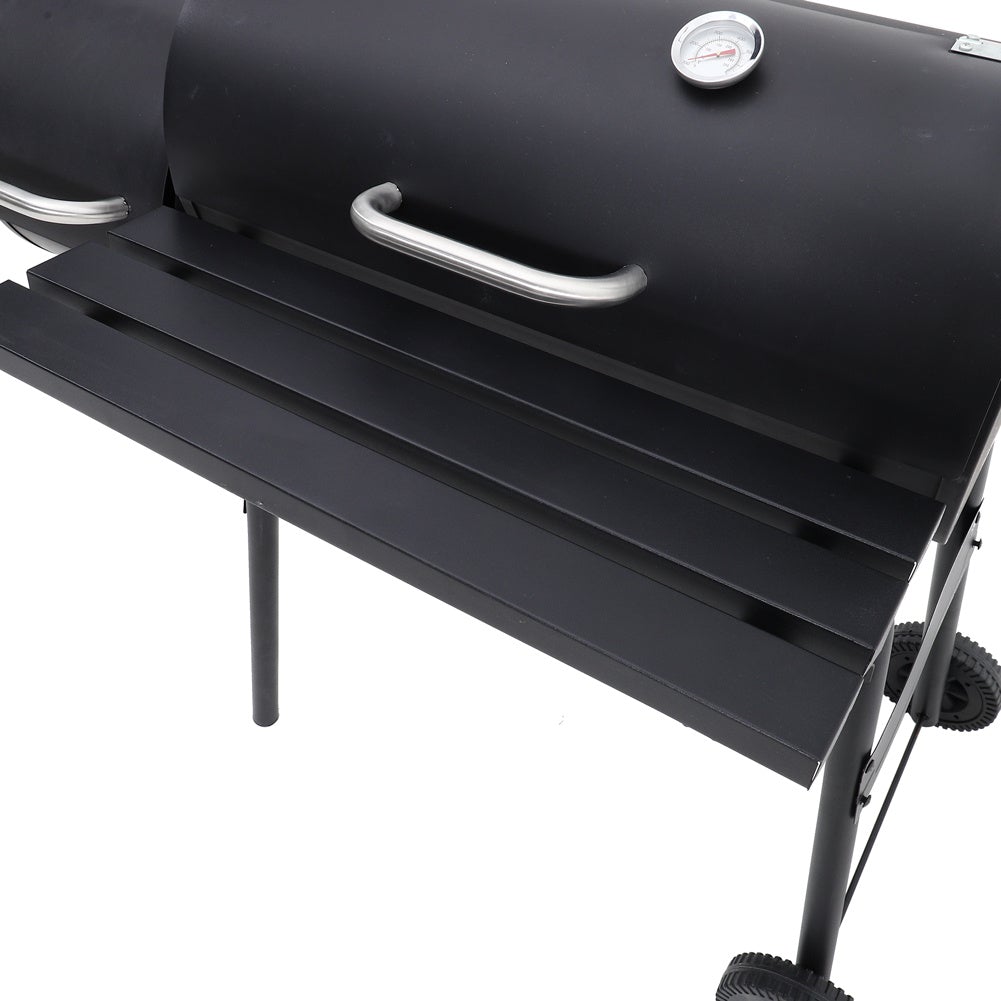 Charcoal BBQ Grill with Offset Smoker — photo 9