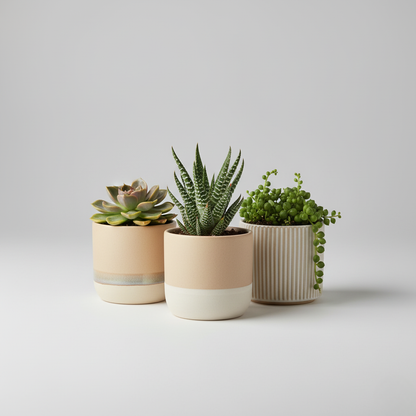 Faux Succulent Plant Set — photo 1