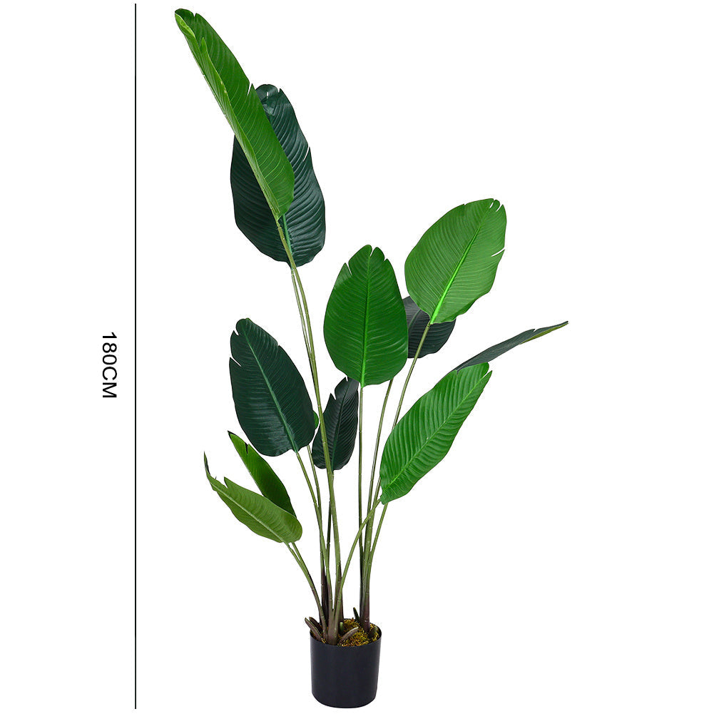 Artificial Plants Banana Leaf Tree with Pot — photo 10