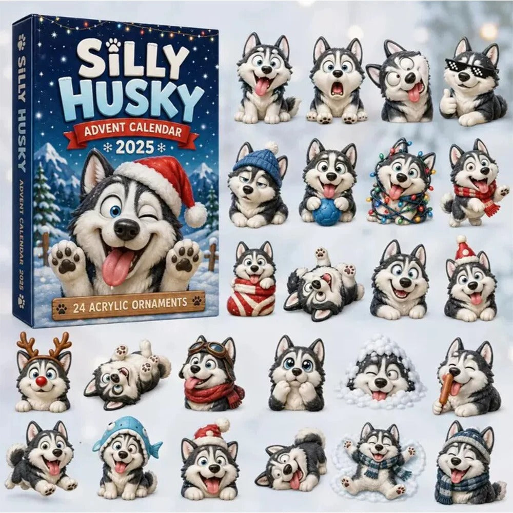 2026 Christmas Advent Calendar for Dogs - 24-Day Countdown with Husky Theme — photo 2