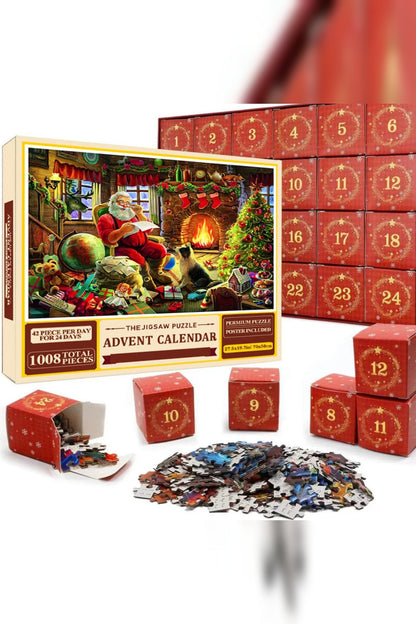Jigsaw Advent Calendar 2026 – 1008 Pieces, One Christmas Picture — photo 6