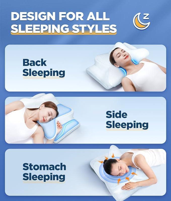CozyRest® Memory Foam Neck Pillow — photo 3