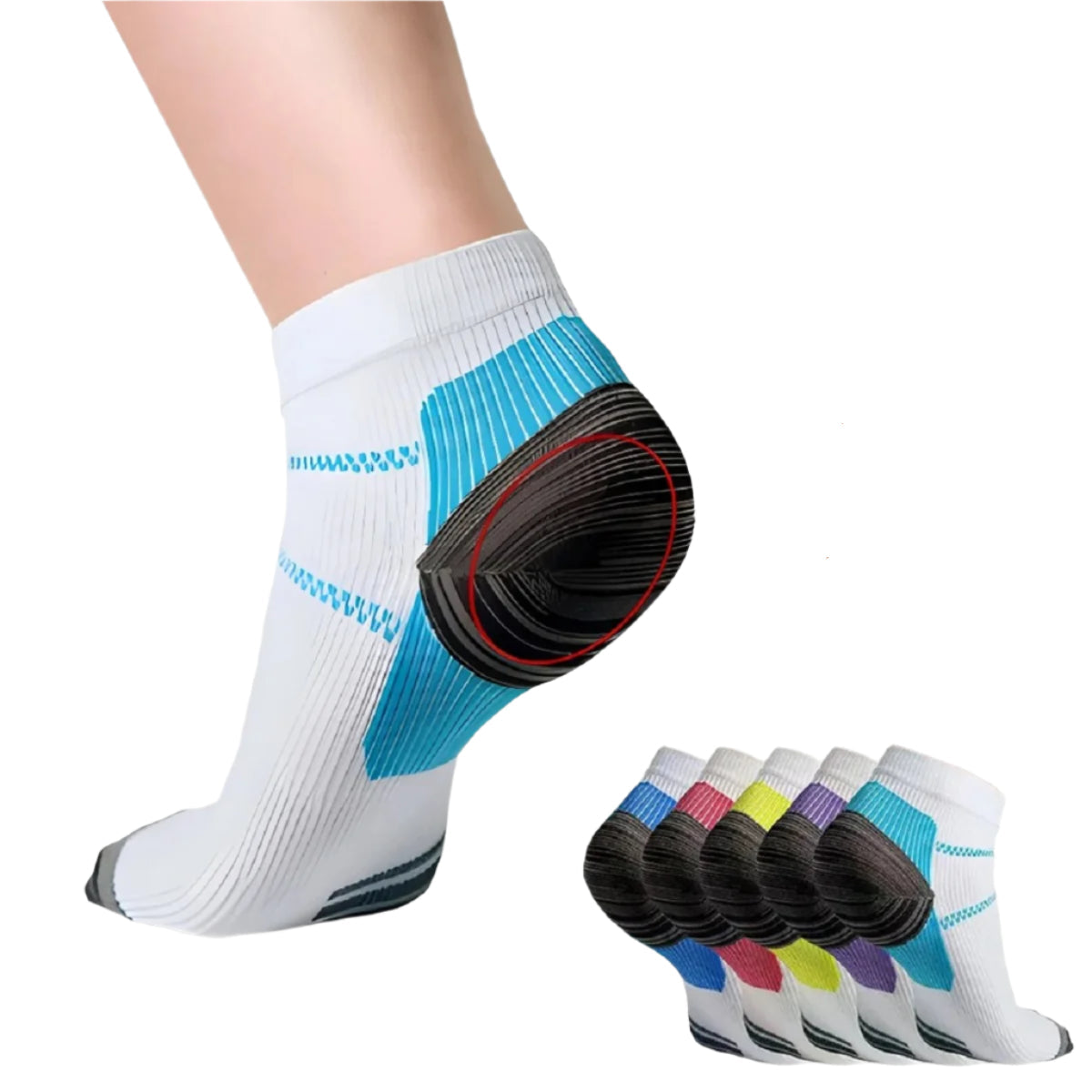 Compression Socks for Plantar Fasciitis – Ankle Heel Support — photo 1