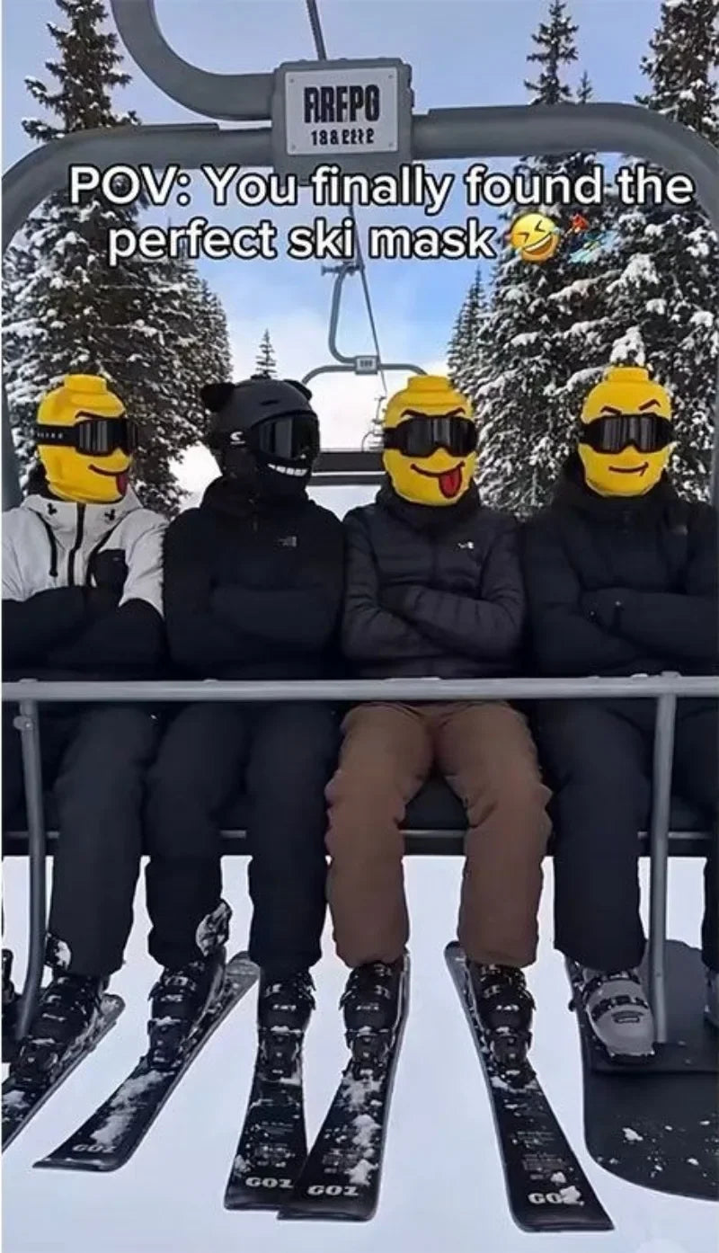 Funny Brickhead Ski Mask — photo 20