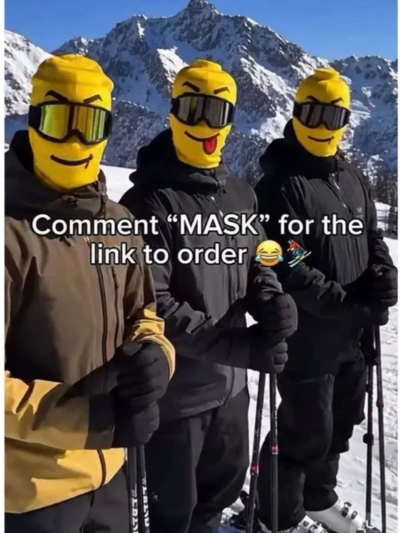 Funny Brickhead Ski Mask — photo 19