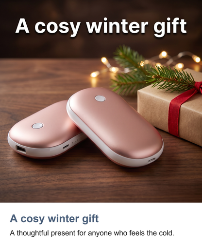 Rechargeable Hand Warmers, 2 Pack Pebble Hand Warmer and Power Bank — photo 12