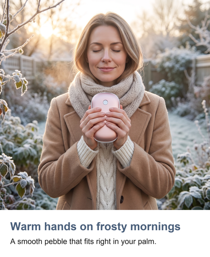 Rechargeable Hand Warmers, 2 Pack Pebble Hand Warmer and Power Bank — photo 15