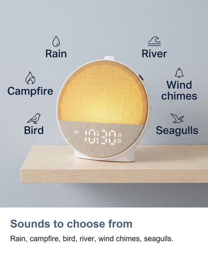 Sunrise Clock with Bluetooth Speaker, Wake Up Light and 30 Sounds — photo 7