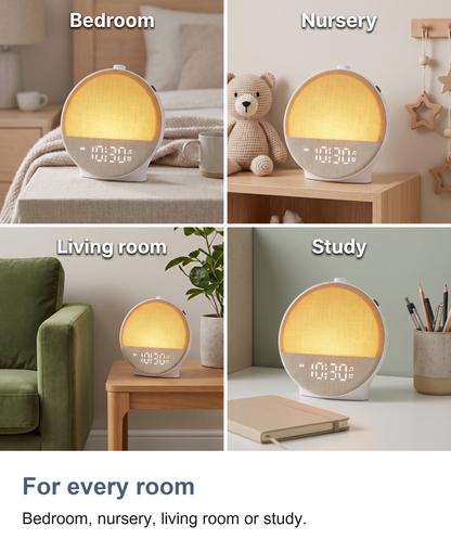 Sunrise Clock with Bluetooth Speaker, Wake Up Light and 30 Sounds — photo 8