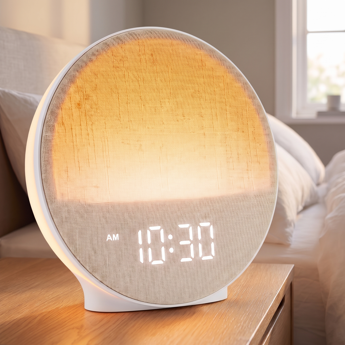 Sunrise Clock with Bluetooth Speaker, Wake Up Light and 30 Sounds — photo 1