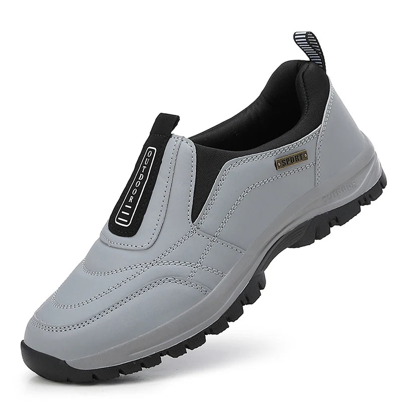All-Day Comfort, Lace-Free Orthopedic Shoes Wide Toe Box, Non-Slip Grip
